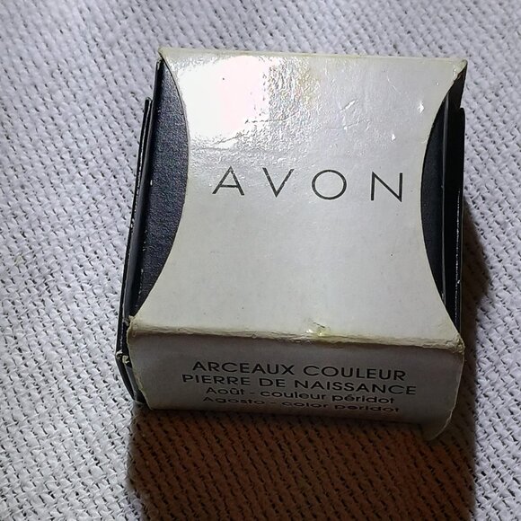 Avon/Birthstone Hoop Earrings/Women/Green Peridot/August Birth Month - Picture 4 of 4